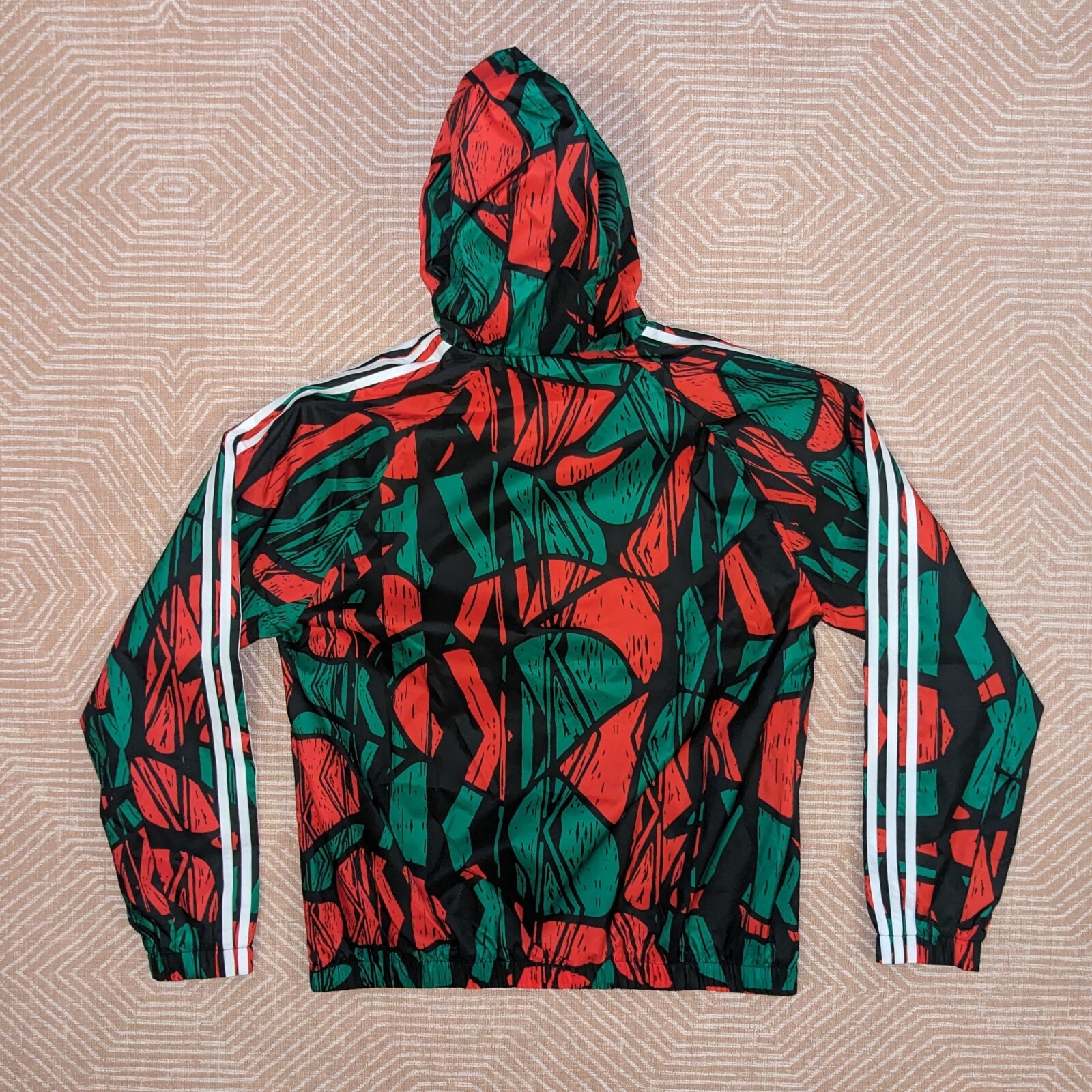 Arsenal SAMPLE Adidas LABRUM African Inspired Zip Hooded Jacket M L Prototype image 2