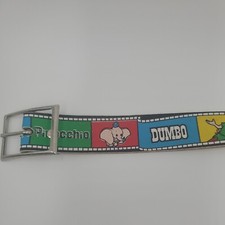 Vintage 1988 Lee Jeans VARIOUS Disney Characters Kids Genuine Leather Belt 20-22