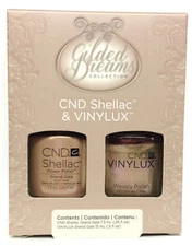 DISCONTINUED CND Shellac & Vinylux Duo- Gilded Dreams - Grand Gala Holiday 