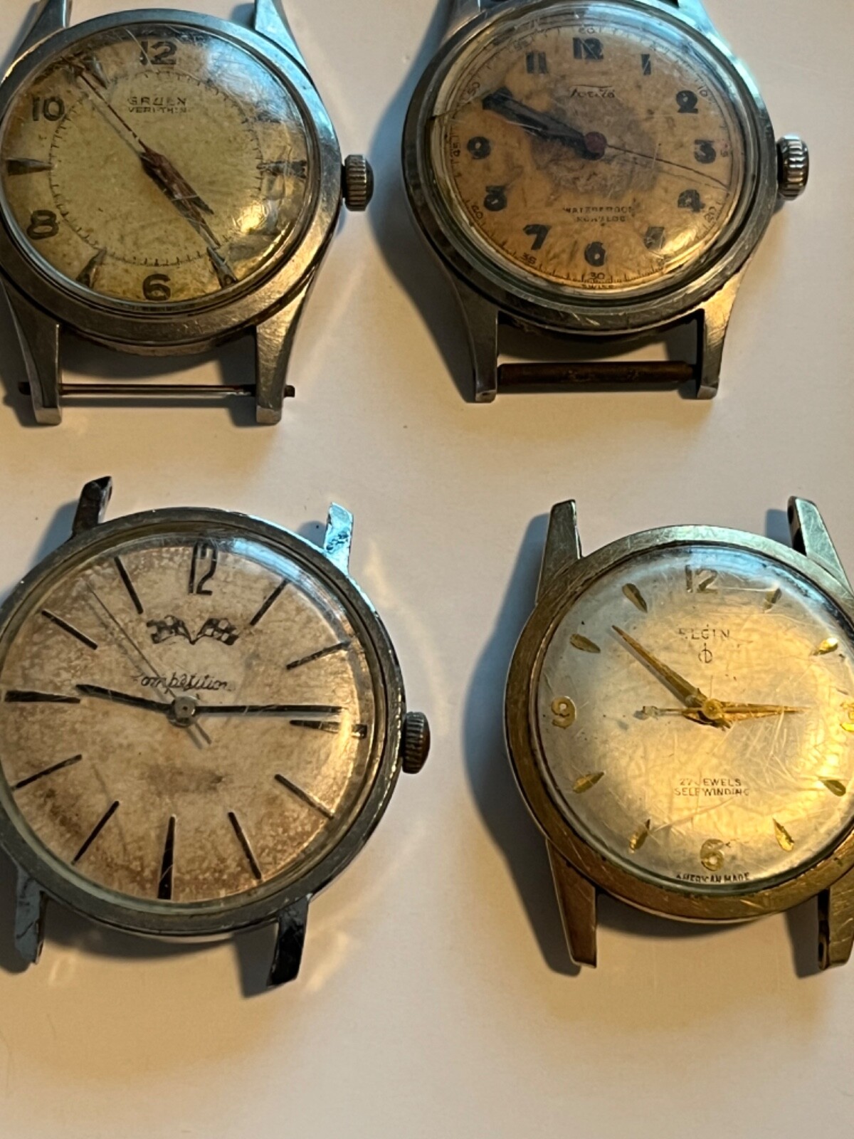 VINTAGE WATCH LOT TO WEAR OR REPAIR eBay