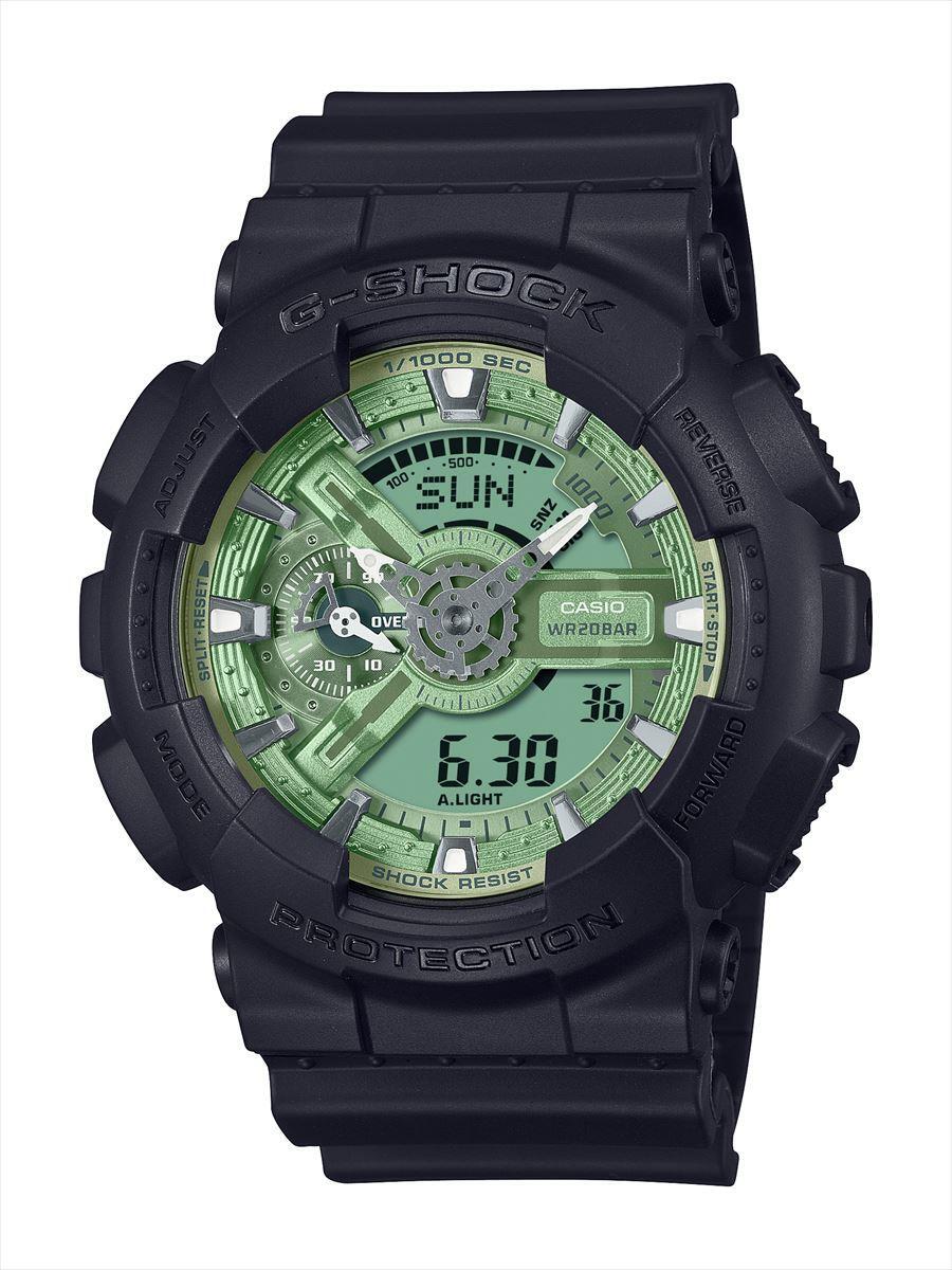 CASIO G-SHOCK GA-110CD-1A3JF Green Men's Watch New in Box | eBay