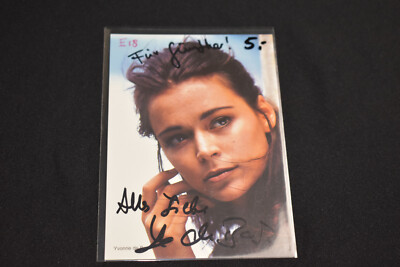 Yvonne de Bork Autogramm Autogrammkarte Foto Signiert E18