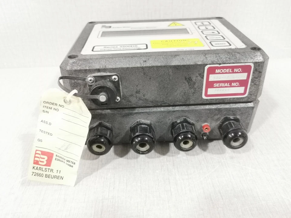 Badger Meter Compu-Sonic Series 4500DS Transit-Time Flowmeter 4500-12 R1.1.3 - Image 2 of 4