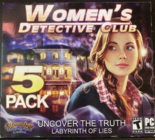 Women’s Detective Club 5 Pack CD PC Computer Video Game