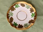 Salisbury Footed Tea Cup & Saucer Autumn Leaves Bone China England Design #3589 — photo 3