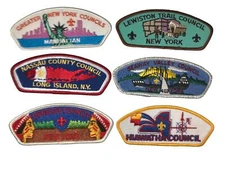 Lot of New York Councils 1/2 Dozen BSA CSPs Mint CSP (BHP1983)