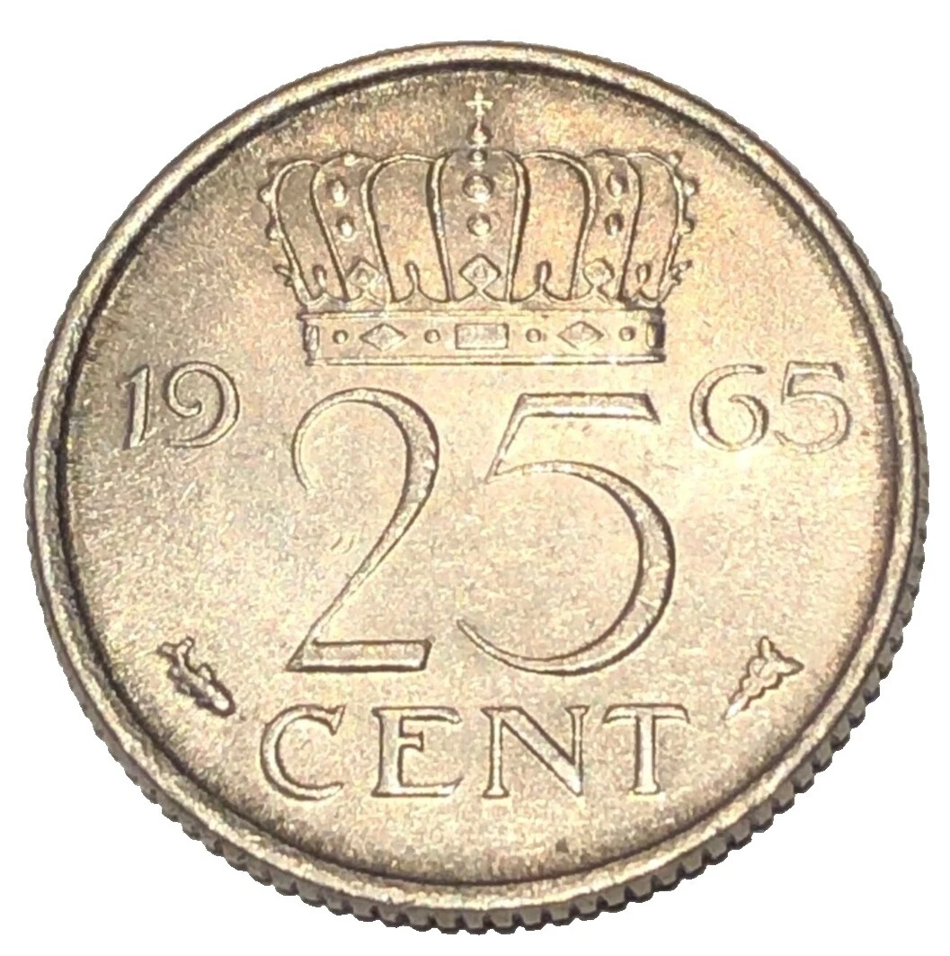 Uncertified 1965 Dutch Coins