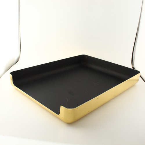 Eldon Emphasis 6000 Gold Brass Letter Tray File Desk Accessory 1984