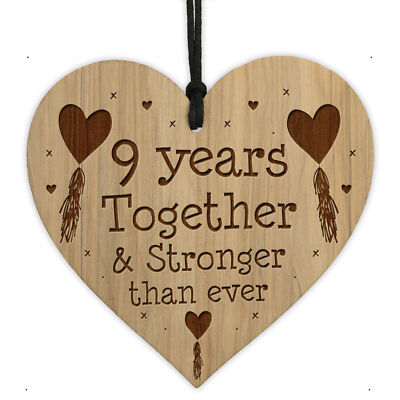 9th Anniversary Gift For Him Her Personalised Wedding Anniversary