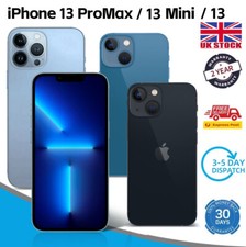 BRAND NEW Apple iPhone 13 Pro Max/13/13 Mini 5G Unlocked Smartphone ALL COLOURS