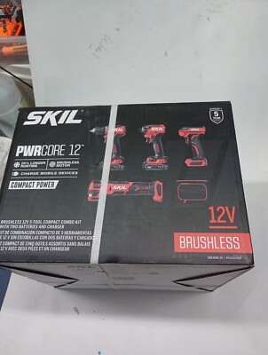 SKIL CB8368A COMBO SET 5 TOOL DRILL, IMPACT, OSCILLATING, PIVOT LITE (R7B013569)