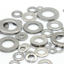 M2 FORM A FLAT WASHERS THIN WASHER STAINLESS STEEL A2-70 304 DIN 125