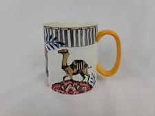 Artisan Collection, 10 Strawberry Street, Bella Sahahra Coffee Mug, Camel, Flora
