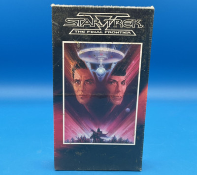 STAR TREK V FINAL FRONTIER VHS 1989 Paramount Watermarks NEW Fast Free Shipping!