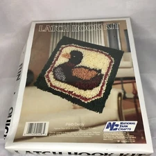 National Yarn Crafts Latch Hook Kit Decoy New Sealed