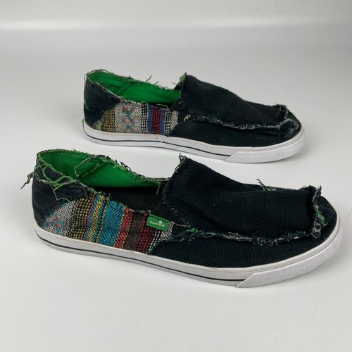 sanuk sideline black