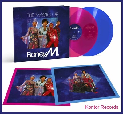 Boney M. ''the magic of boney m'' limited coloured Vinyl 2LP NEU Album 2022