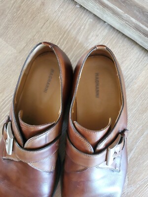 MAGNANNI ‘MARCO’ MENS BROWN CUERO CALF SKIN LEATHER SIZE 13M $399 MAGNANNI  main image 2