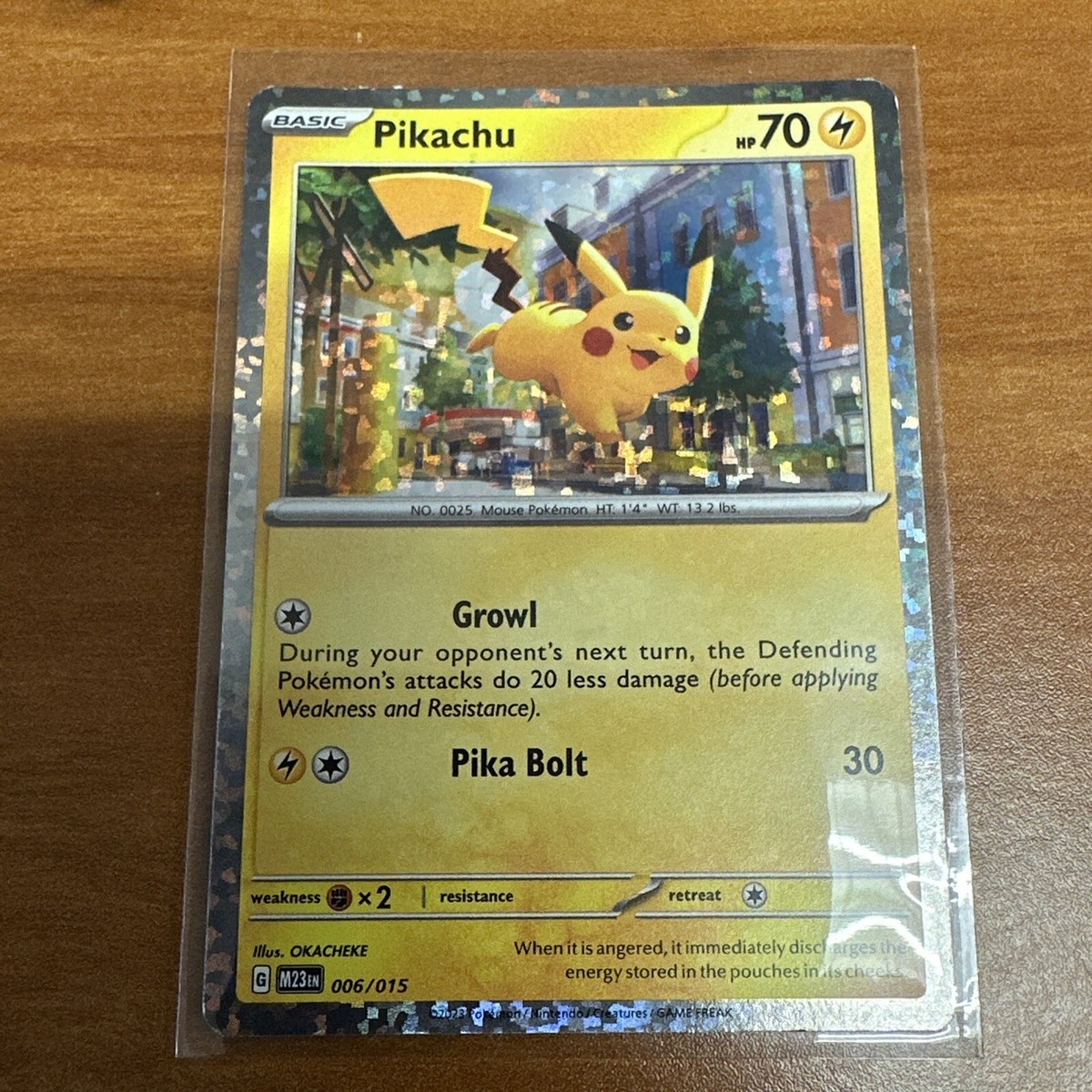Pikachu 006/015 - Holo - McDonald's 2023 Pokemon Card | eBay