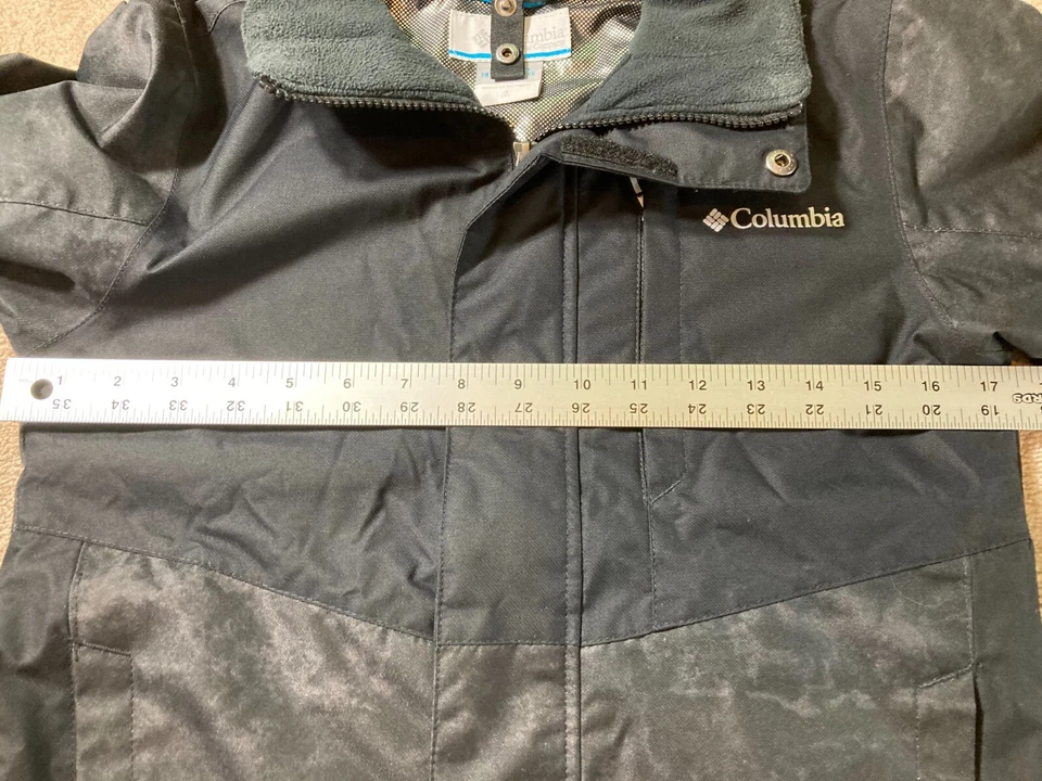 Chaqueta cortavientos Columbia Omnitech niños/niñas jóvenes talla S (8) negra nailon Foto 2 de 4