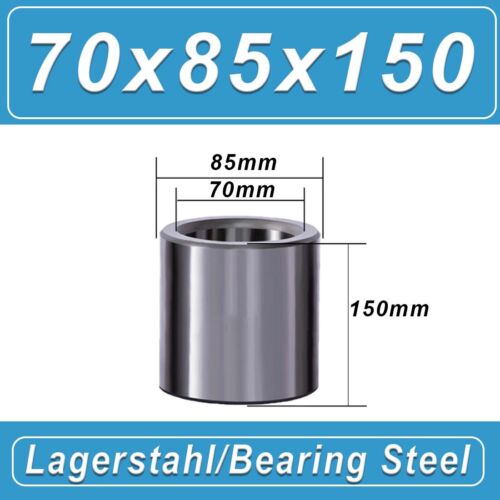 Lager Stahlhülse Buchse ID 70/72/75-130mm verschleißfeste Abstandshalter - Bild 47 von 154