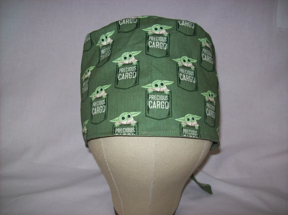 Men/Women Surgical Scrub Cap Lined SW 100% Cotton - Image 2 of 3