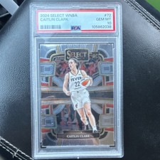 Panini Select WNBA 2024 Caitlin Clark #72 Concourse RC Base Set PSA 10
