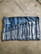 SK Tools SuperKrome 13 Piece 6 Point Metric Wrench Set 7mm-19mm Made in USA