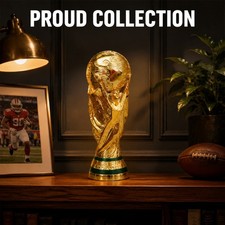 13/21/27cm Life-Size FIFA World Cup Trophy Replica - 1:1 Scale Gold Edition 2026