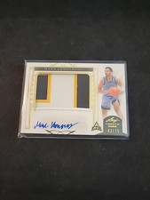 Mark Armstrong Game Worn Jumbo Patch Auto, 2022-23 Leaf Trinity