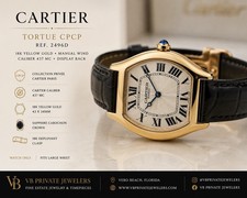 Cartier Tortue CPCP Ref. 2496D 18K Yellow Gol...