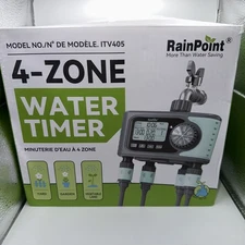 RainPoint  4-Zone Digital Water Timer, Automatic Irrigation Controller ITV405