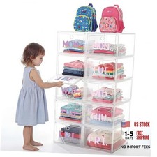 10 Shelf Weekly Clothes Organizer for School Outfits Weekly Clothes Divider