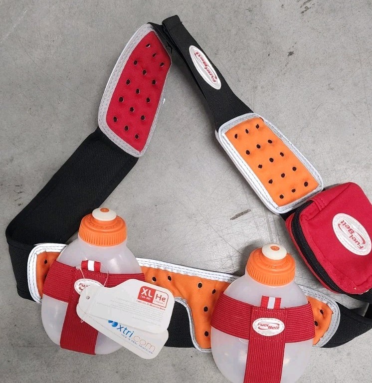 Fuel Belt Helium Bottle Hydration Belt SIZE XL (36-38) w/ Race