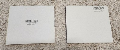 Pearl Jam - Set of 2x Live CDs - Vegas 2000, Seattle 2000
