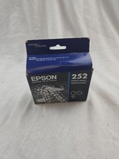 Epson 252 Black Ink Cartridge 2 cartridges per box exp 2/2024