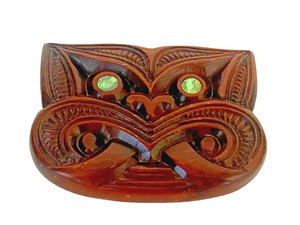 Ethnographic Wall Art New Zealand Rotorua Pacific Islands Matai...Māori Carvin