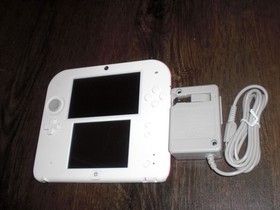 Nintendo 2DS 3DS Red White Console Play 3DS DS 2DS Games System TESTED FTR-001
