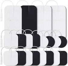TENS Unit Replacement Pads Combination Set, 20 Packs Multiple Sizes Electrodes f