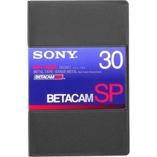 Sony BCT-30MA Betacam SP 30 Metal Video Tape Small 