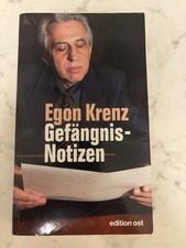 Egon Krenz - Gefängnis-Notizen Taschenbuch 2009 gebraucht, gut