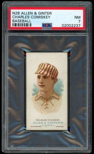 1887 N28 Allen & Ginter #16 Charles Comiskey