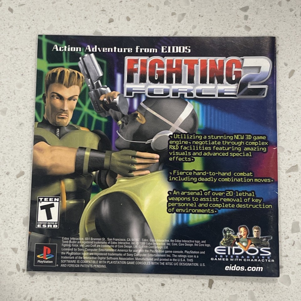 Notice D'utilisation Originale - Tomb Raider Revelation Finale Sur PS1 (occasion)