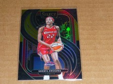 2025 Panini Select WNBA SHERYL SWOOPES BLACK GOLD PRIZM COMETS 4/5 #106