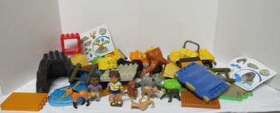 MEGA Bloks GO DIEGO GO, mixed pieces & vehicles from multiple sets and animals!