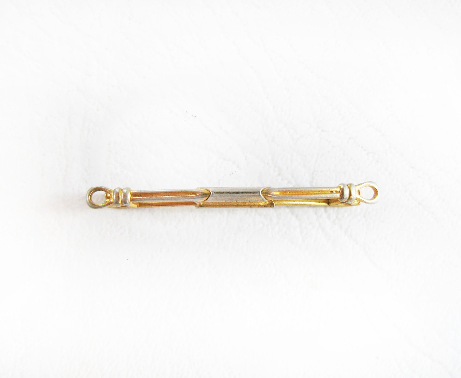 Vintage Loop End Mid Century MCM Swank 50 Collar Bar