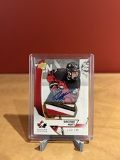 2019 Daemon Hunt Team Canada Juniors Auto Patch 4 Colors /199 #82