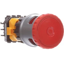 1pc IDEC CORPORATION XN4E-BL404MR E-Stop, Padlock, 44mm Mushroom, Non-Illum