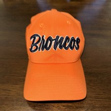 Denver Broncos New Era 39THIRTY NFL Team Est. Orange Football Flex Fit Hat