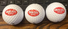 IRON CITY BEER one dozen PINNACLE Power 392 Golf Balls New in Box